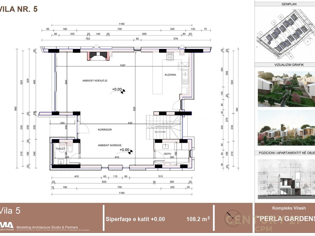 3-story villa for sale at Perla Residence in Mjull - Bathore
