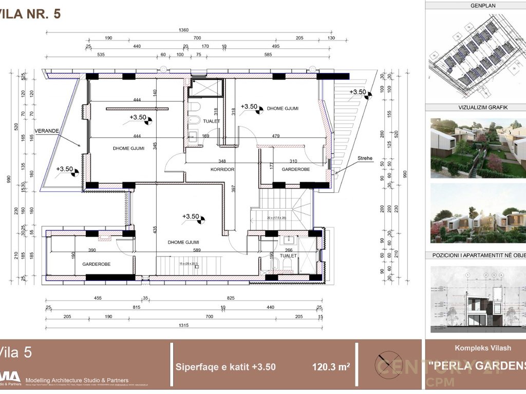 3-story villa for sale at Perla Residence in Mjull - Bathore