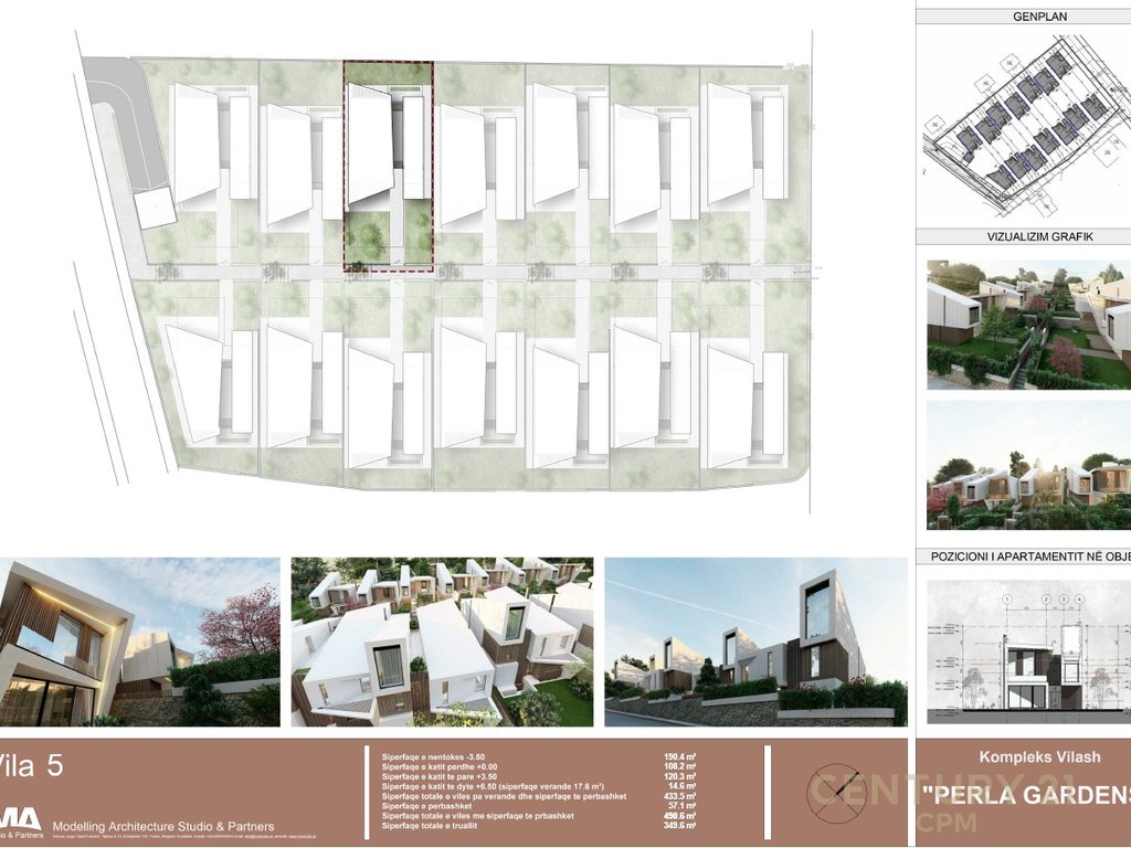 3-story villa for sale at Perla Residence in Mjull - Bathore