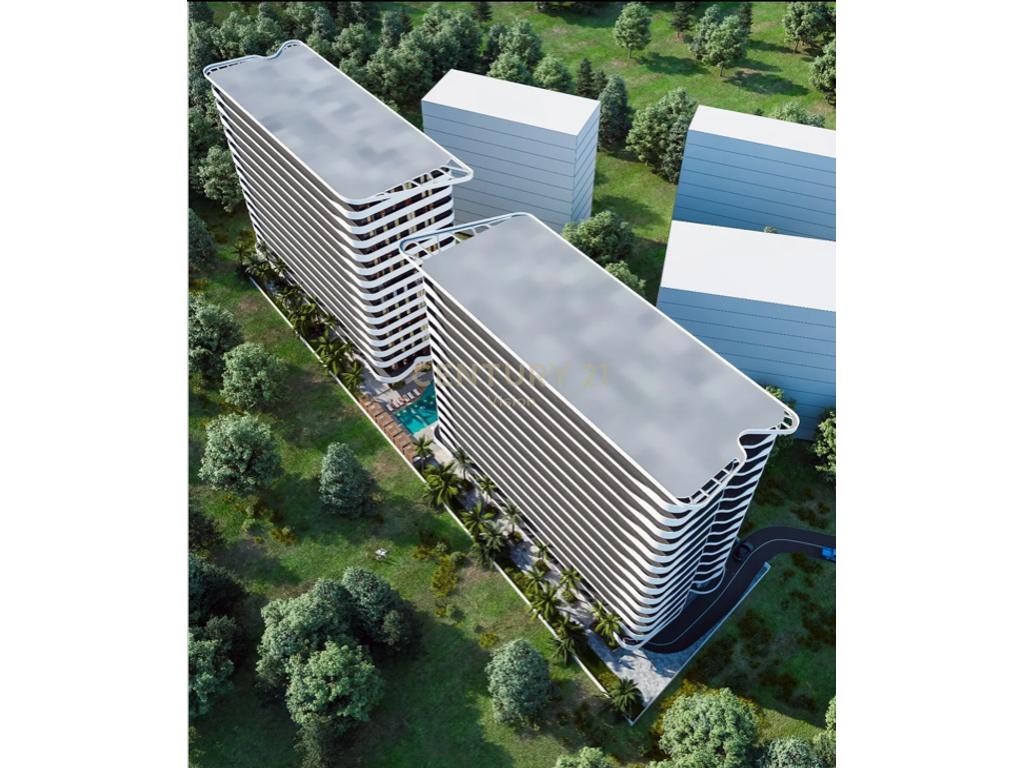 Apartment 2+1+2 bathrooms for sale at "Prishtina Tower" in Shëngjin - €121,000 | 115.21 m²