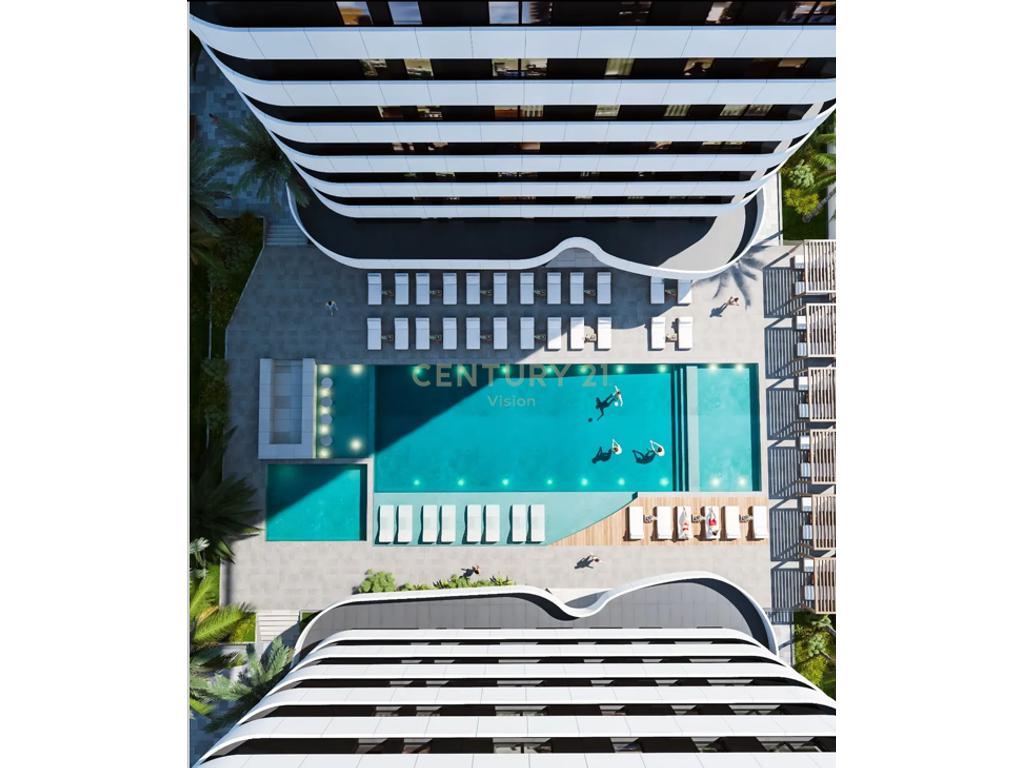 Apartment 2+1+2 bathrooms for sale at "Prishtina Tower" in Shëngjin - €121,000 | 115.21 m²