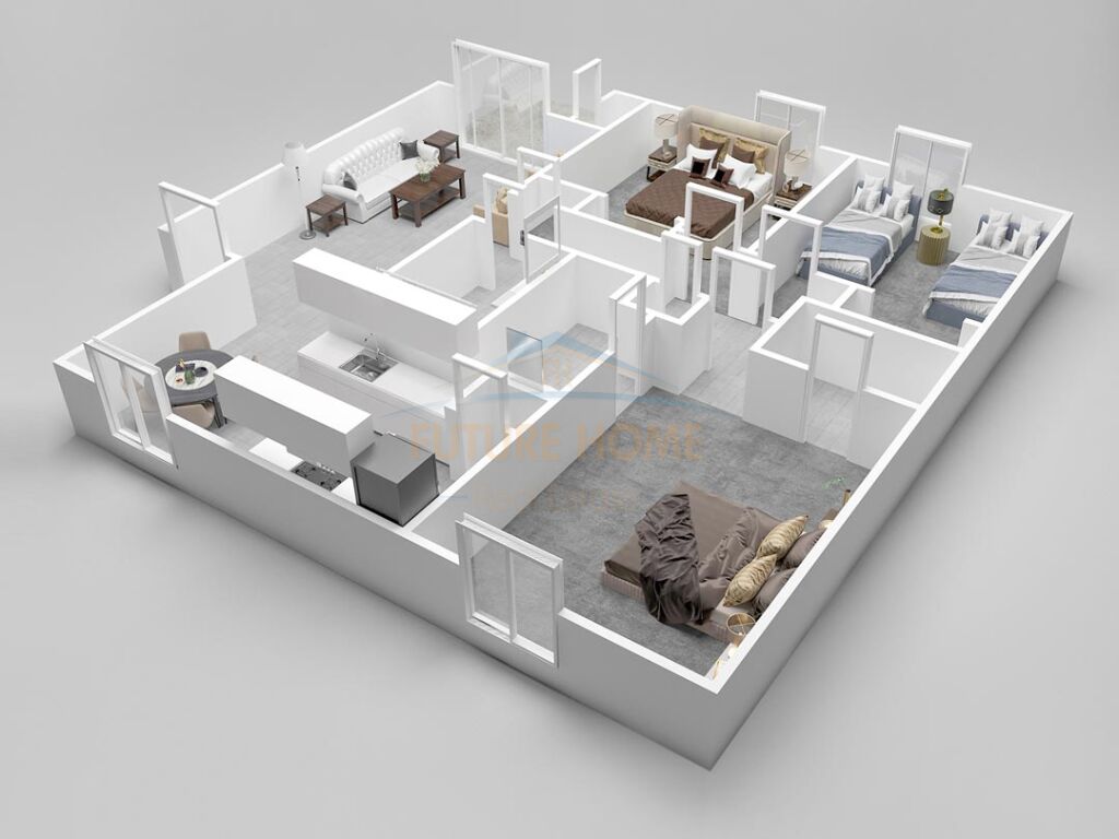 For sale, 1+1 Apartment and Studio, near Gaxherri Hotel, Tirana.