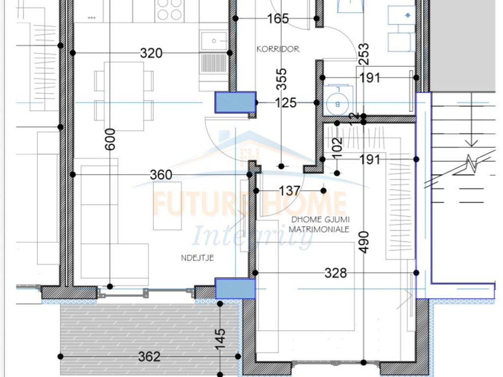 For sale, 1+1 Apartment, BelFiore Residence, Tirana.