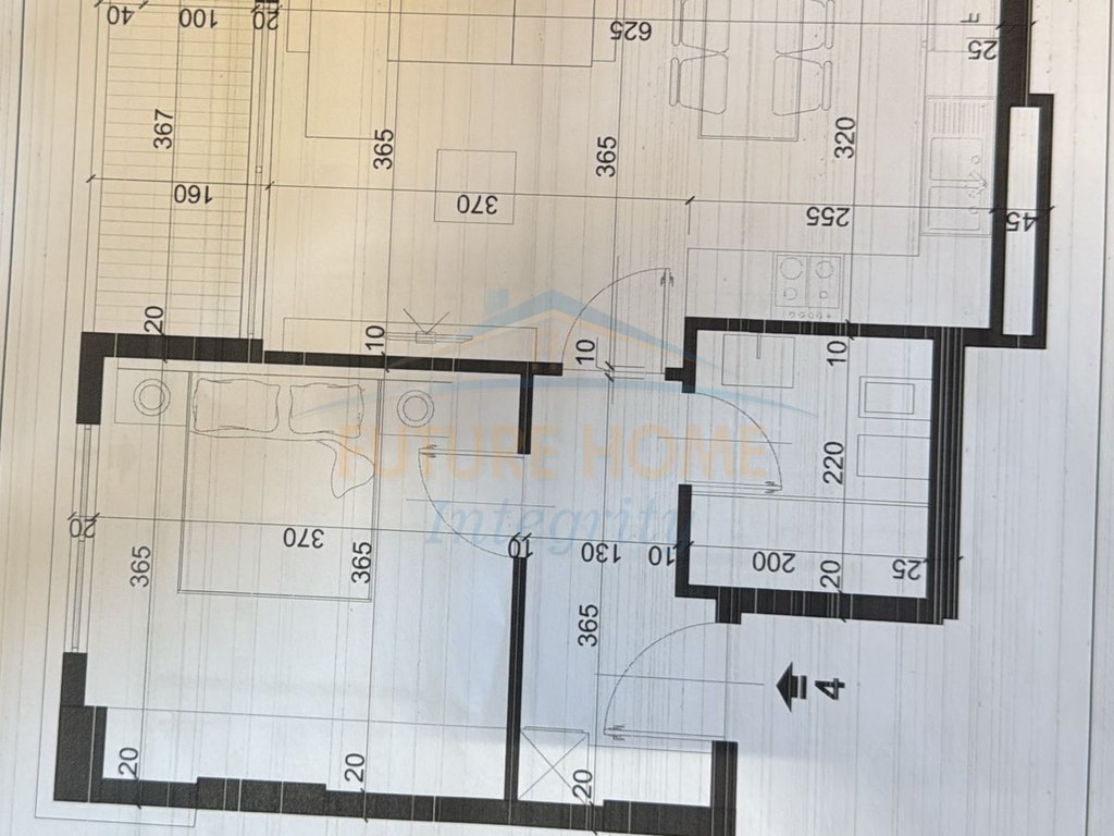 Shitet, Apartament 1+1, City Residence, Tiranë.