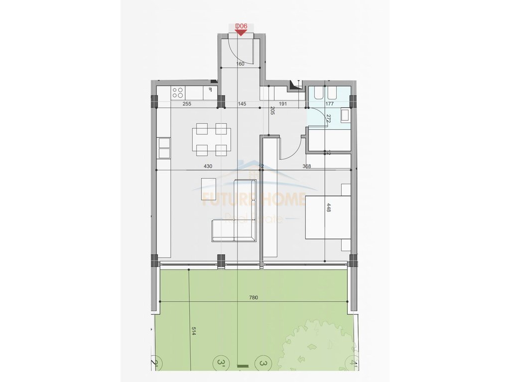Shitet, Apartament 1+1, Crystal Lake Residence, Farke