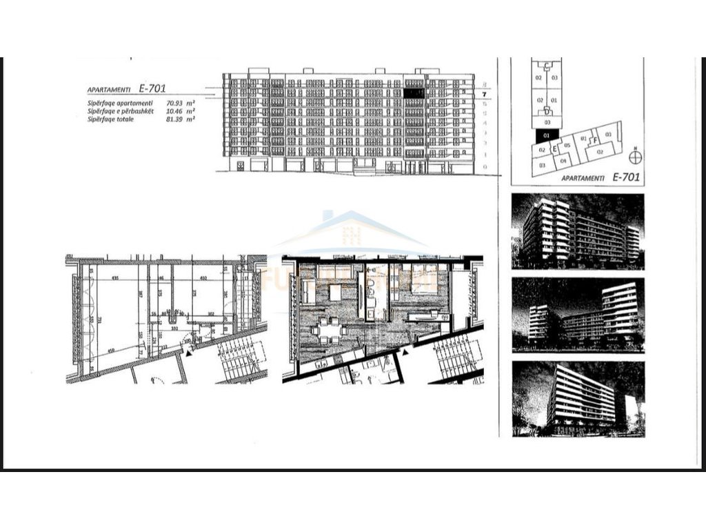 For sale, Apartment 1+1, Don Bosko, Tirana