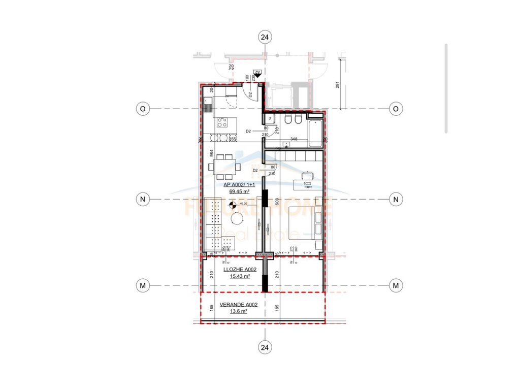 For sale, Apartment 1+1, Dhërmi.