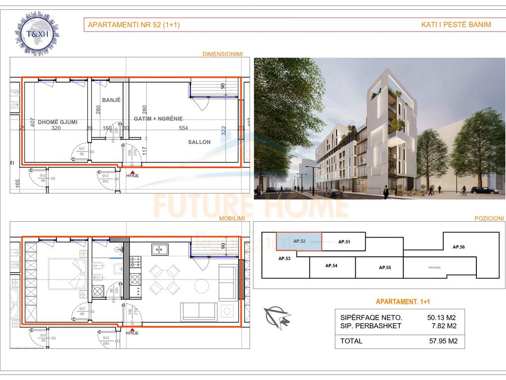 For Sale, Apartment 1+1, New Durres