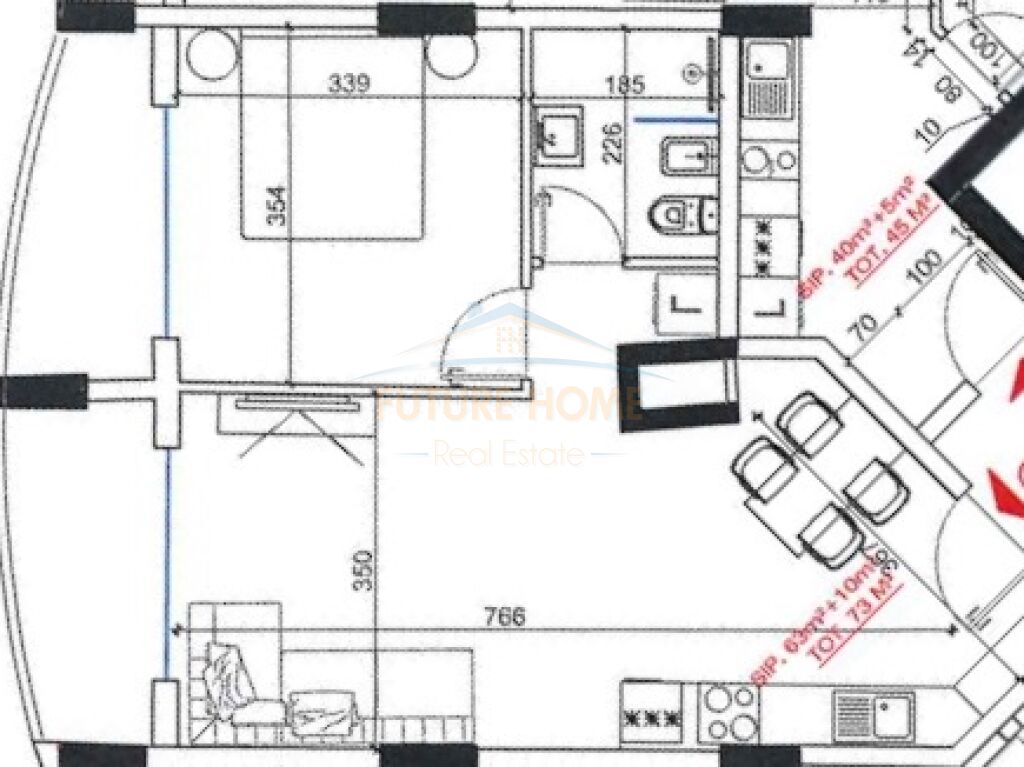 For sale, Apartment 1+1, Emera Premium Residence, Vlorë