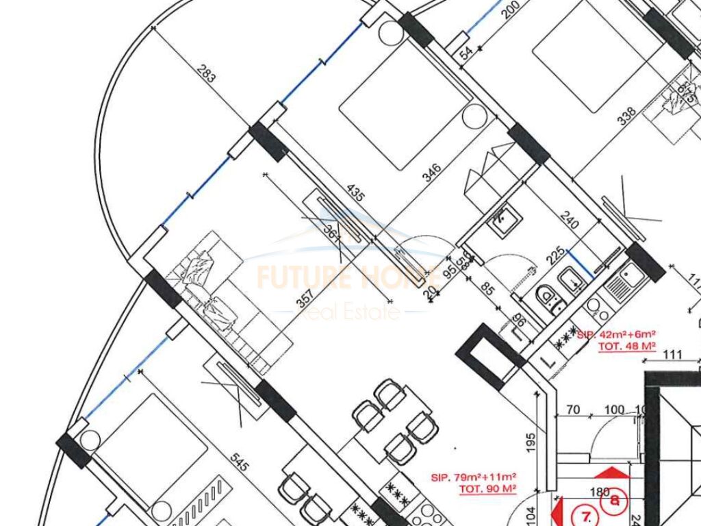 Shitet, Apartament 1+1, Emera Premium Residence, Vlorë