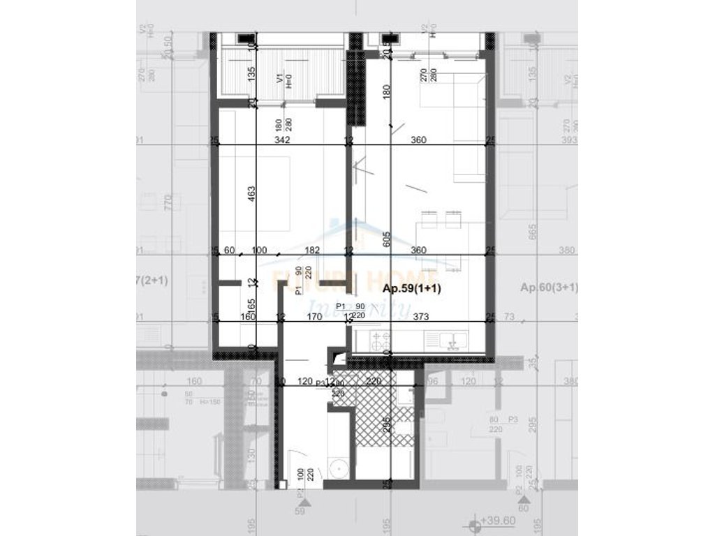 For sale, Apartment 3+1+2, Filigree Tower, Tirana.