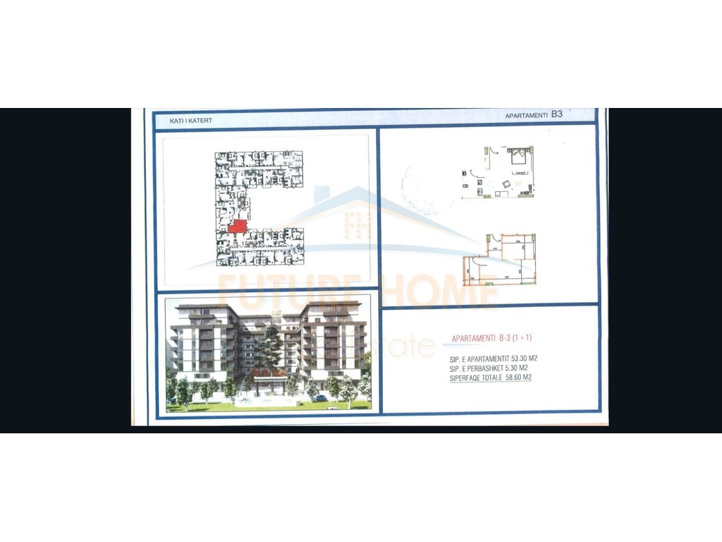Shitet, Apartament 1+1 Golem, Durres