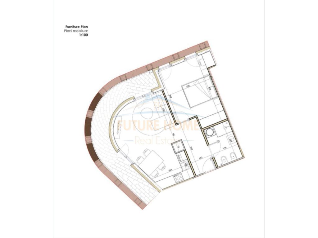 Shitet, Apartament 1+1, Ish Ekspozita, Tiranë.