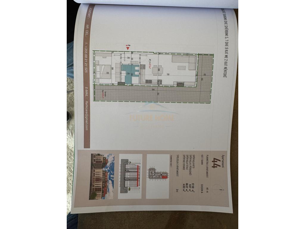 For sale, Apartment 1+1, Kamëz, Tirana.