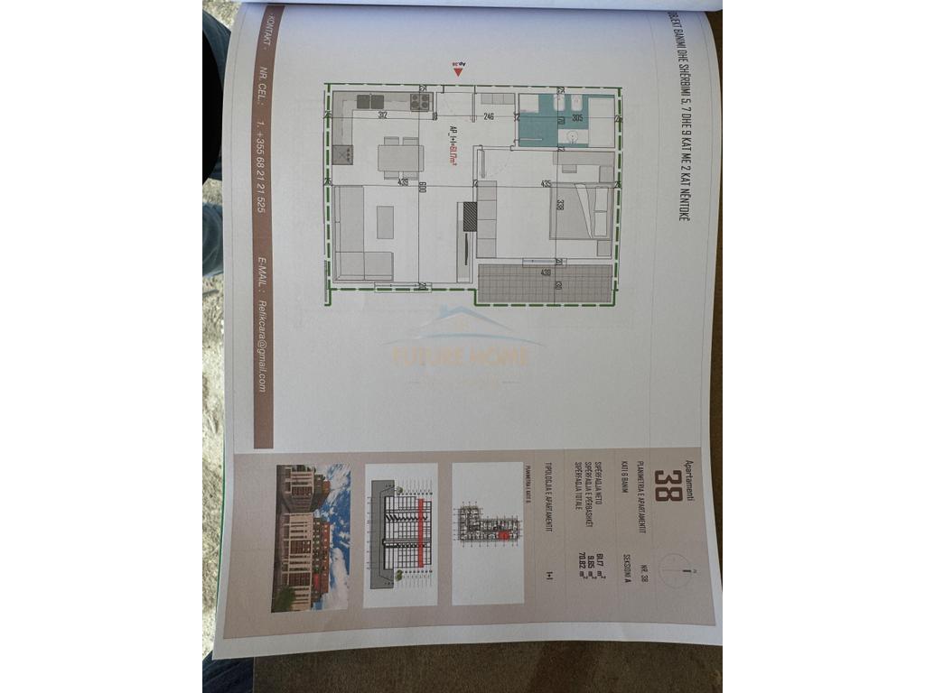 For sale, 1+1 Apartment, Kamëz, Tirana.