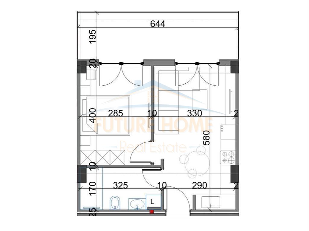 Apartment 1+1 for Sale, Viva Complex