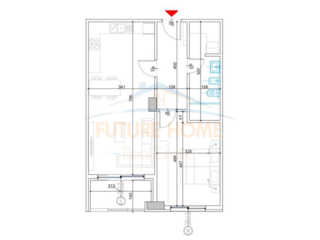 For Sale, Apartment 1+1, Dry Lake