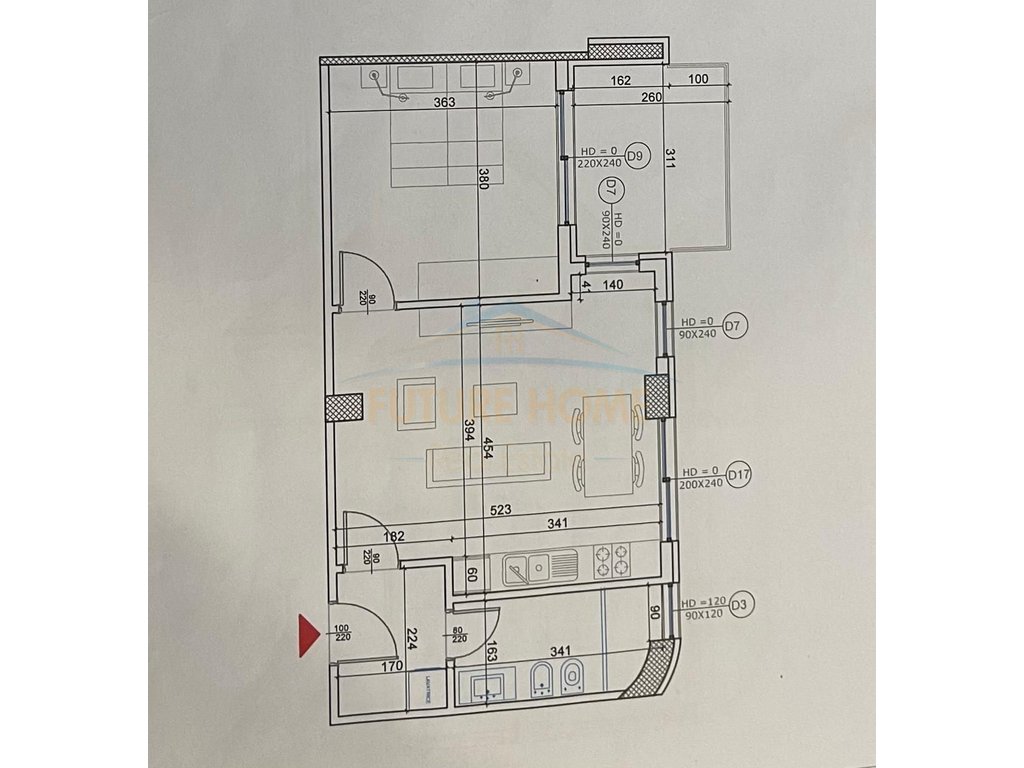 Shitet, Apartament 1+1. Liqeni i Thatë, Tiranë.
