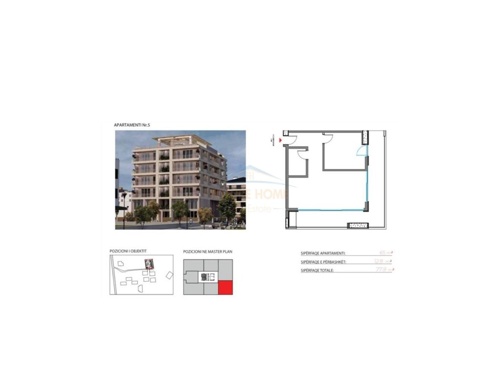 Apartment 2+1 for Sale, Orikum, Vlore.