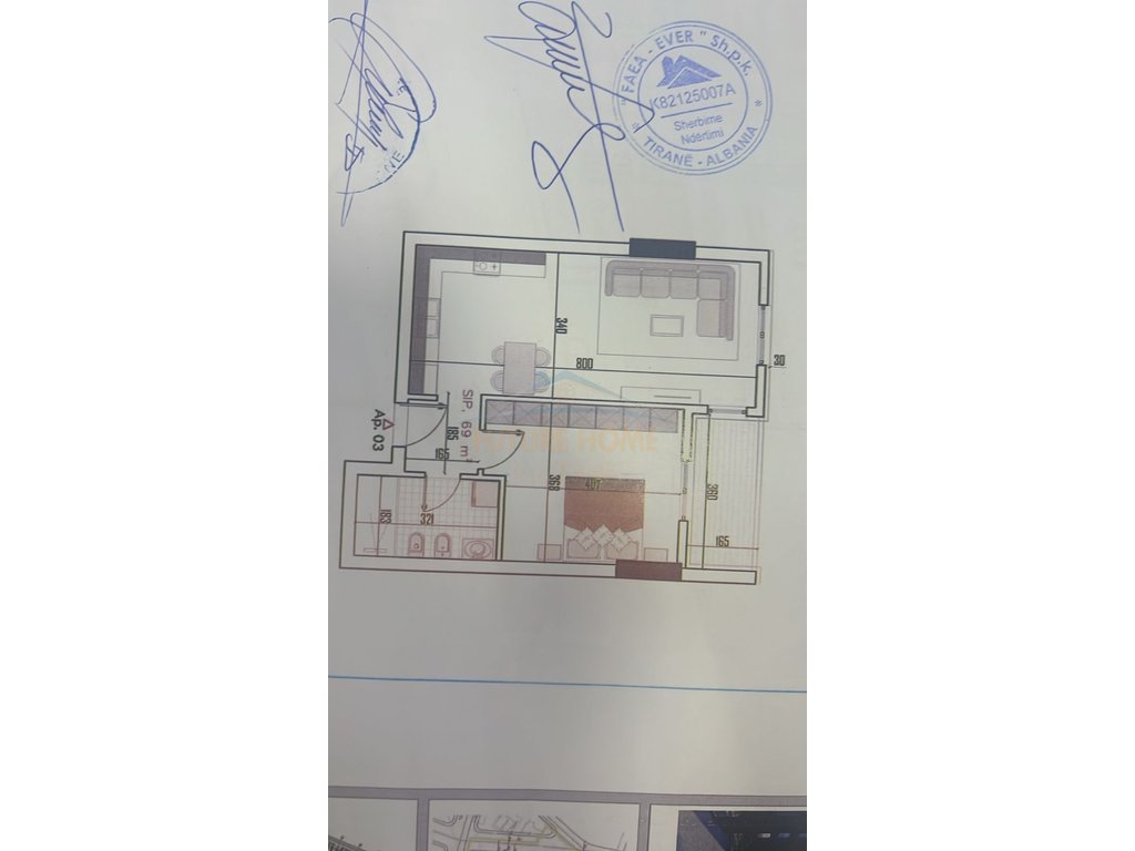 Shitet, Apartament 1+1, Paskuqan "Monark Residence", Tiranë.