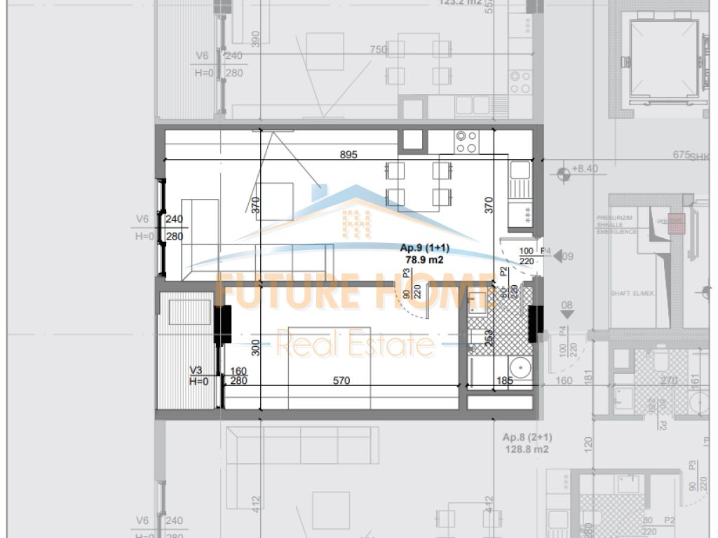 For sale, Apartment 1+1, Quad Residence, Kamez