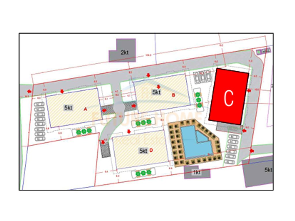 For sale, Apartment 1+1, Oriental Residence, Golem.