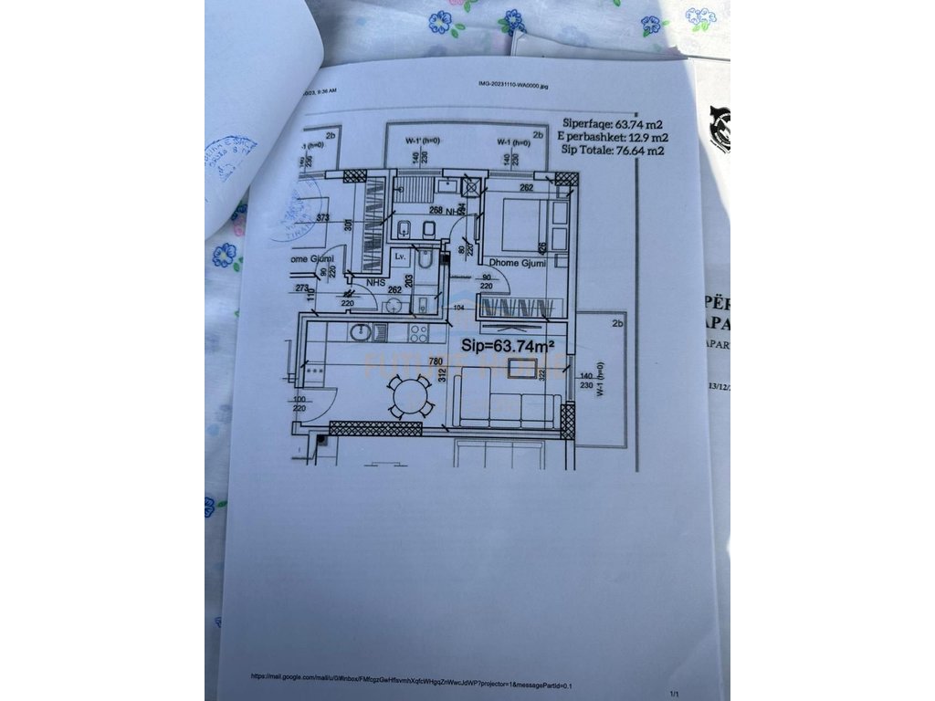 Shitet, Apartament 1+1, Sauk, Tirana Porta e Re, Tiranë.