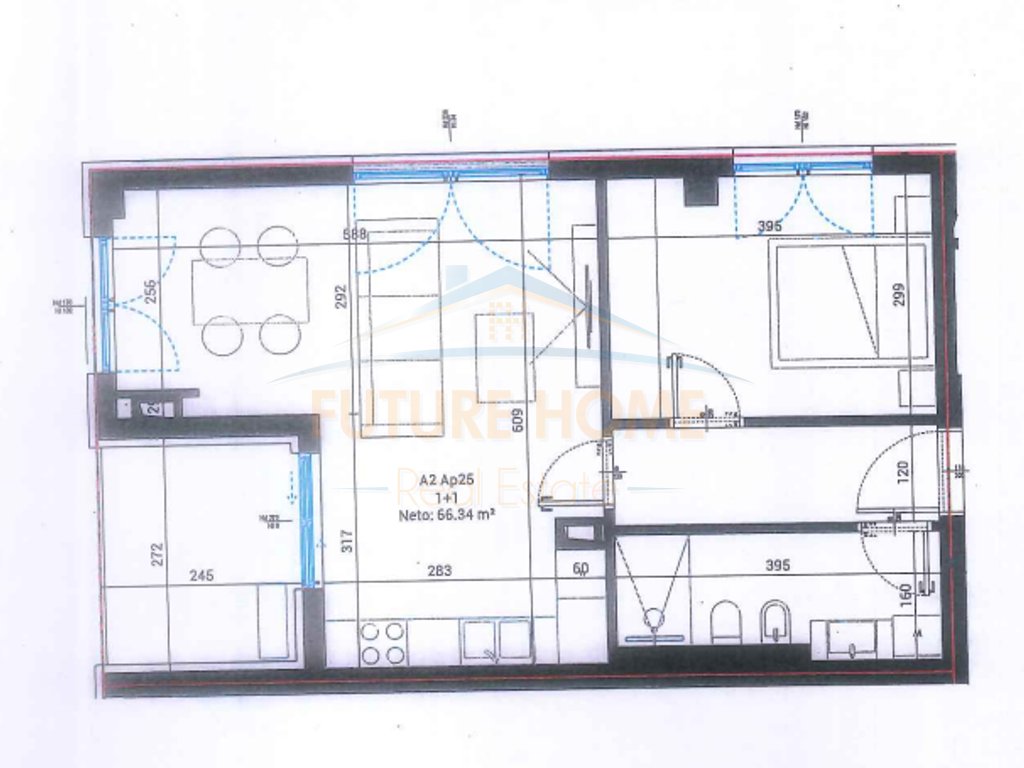 For Sale, Apartment 1+1, Square Village, Santorini II