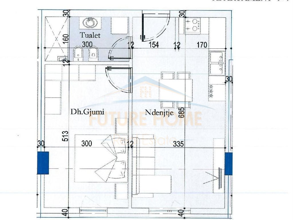 Shitet, Apartament 1+1, Tirana Entry 2, Tiranë.