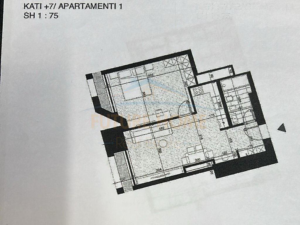 Apartment 2+1 for sale, “Tirana New Boulevard Tower”, New Boulevard.