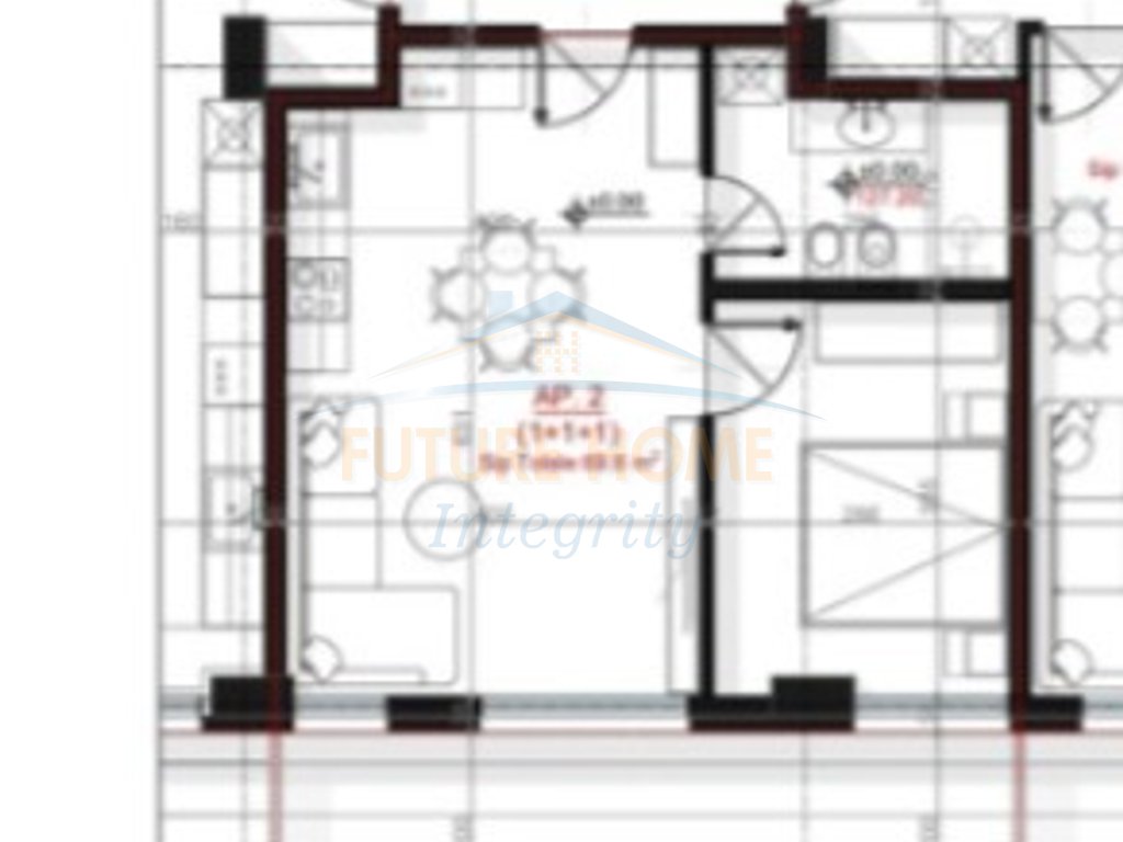 Apartment 1+1+Veranda, LIS Residence
