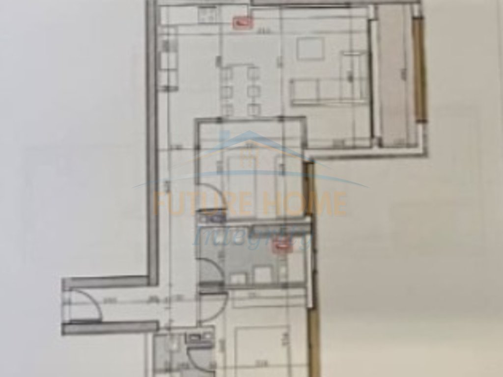 For sale, Apartment 2+1+2, A.F.A Tower, Tirana.