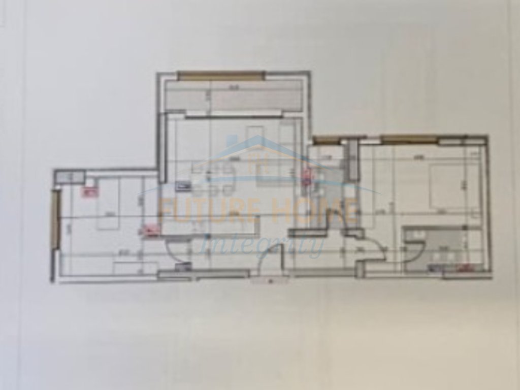 For sale, Apartment 2+1+2, A.F.A Tower, Tirana.