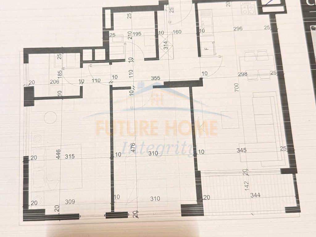 Shitet, Apartament 2+1+2, City Residence, Tiranë.