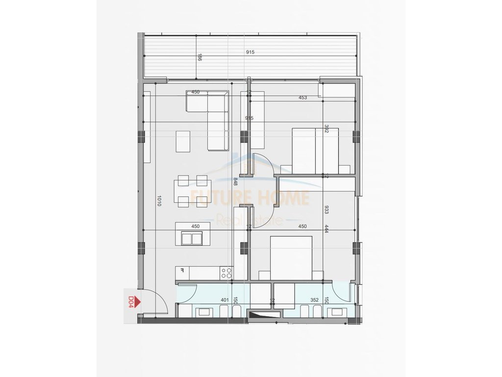 Shitet, Apartament 2+1+2, Crystal Lake Residence, Farke