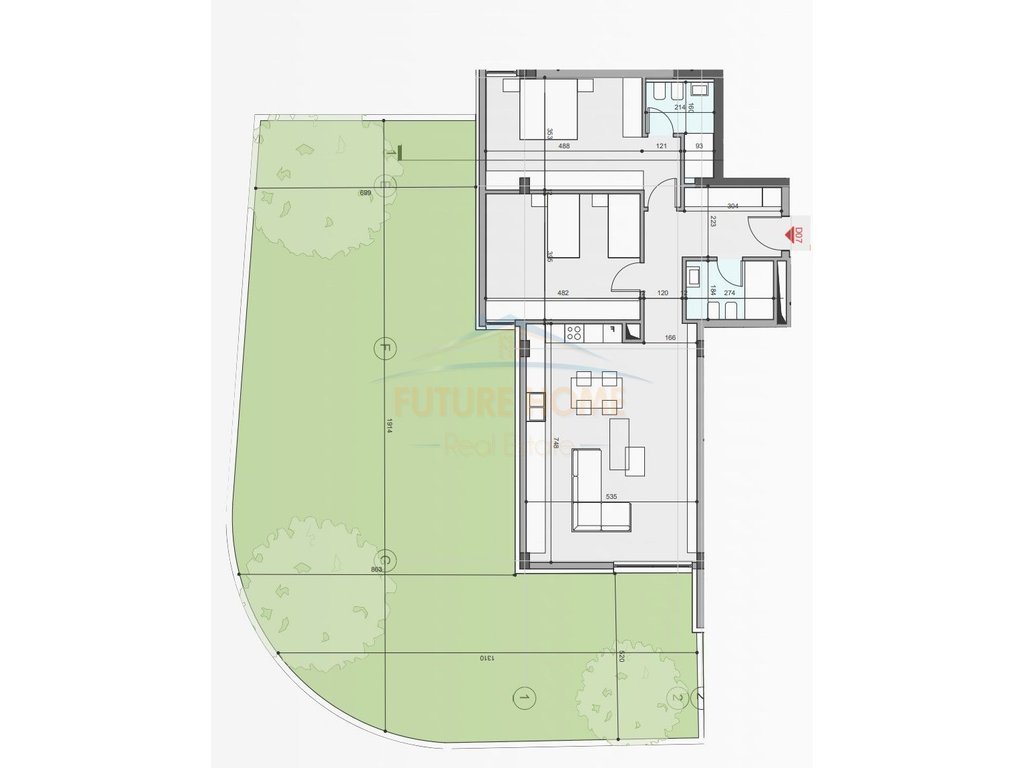 Shitet, Apartament 2+1+2, Crystal Lake Residence, Farke