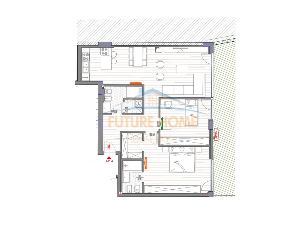 For sale, Apartment 3+1+2, Forest Villas, Dry Lake.