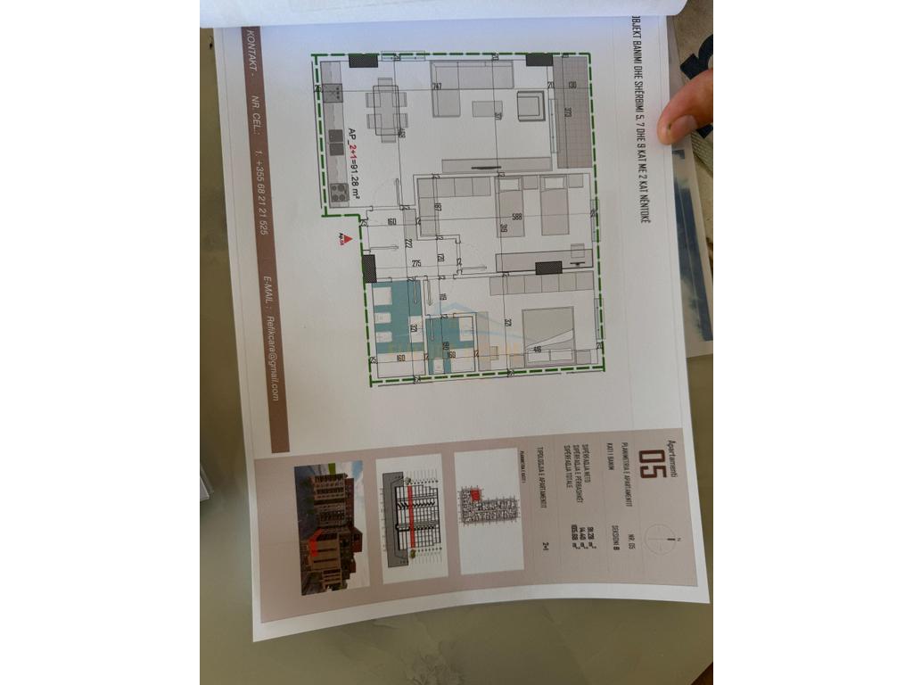 For sale, Apartment 2+1+2, Kamëz, Tirana.