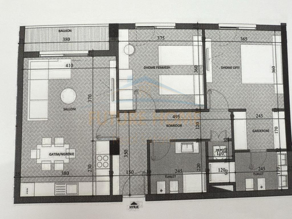 Apartment 2+1+2 for Sale, Paskuqan