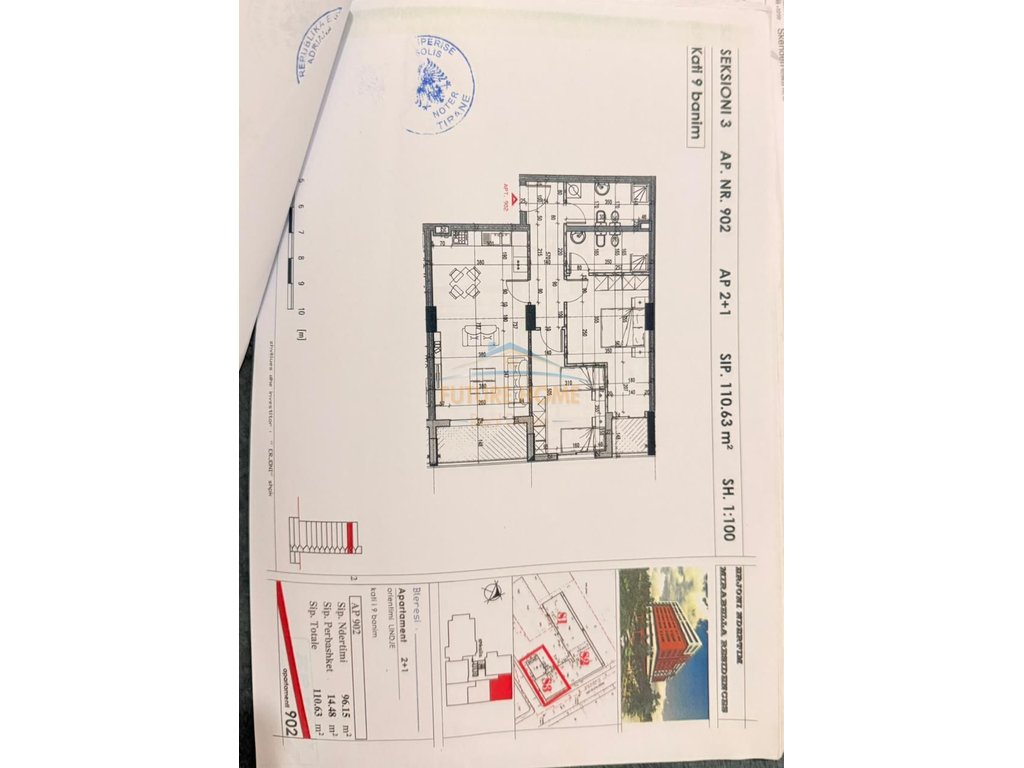 Shitet, Apartament 2+1+2, Kompleksi Mirabella, Tiranë.