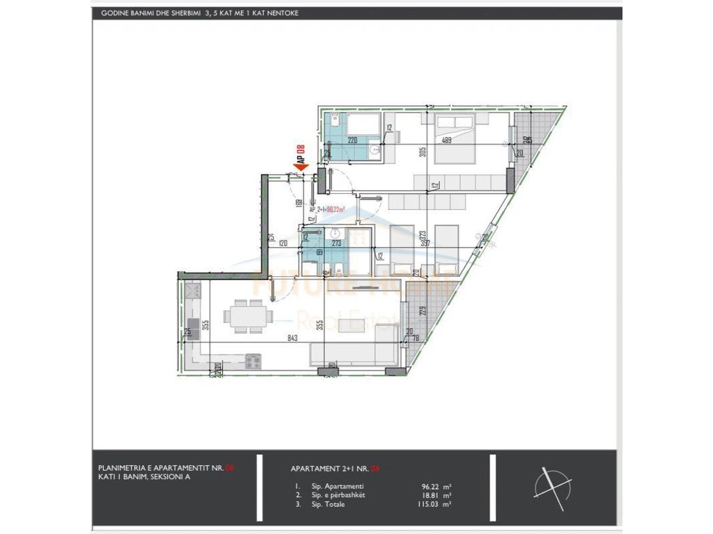 For sale, 1+1 Apartment, La VIOLA Residence, Paskuqan