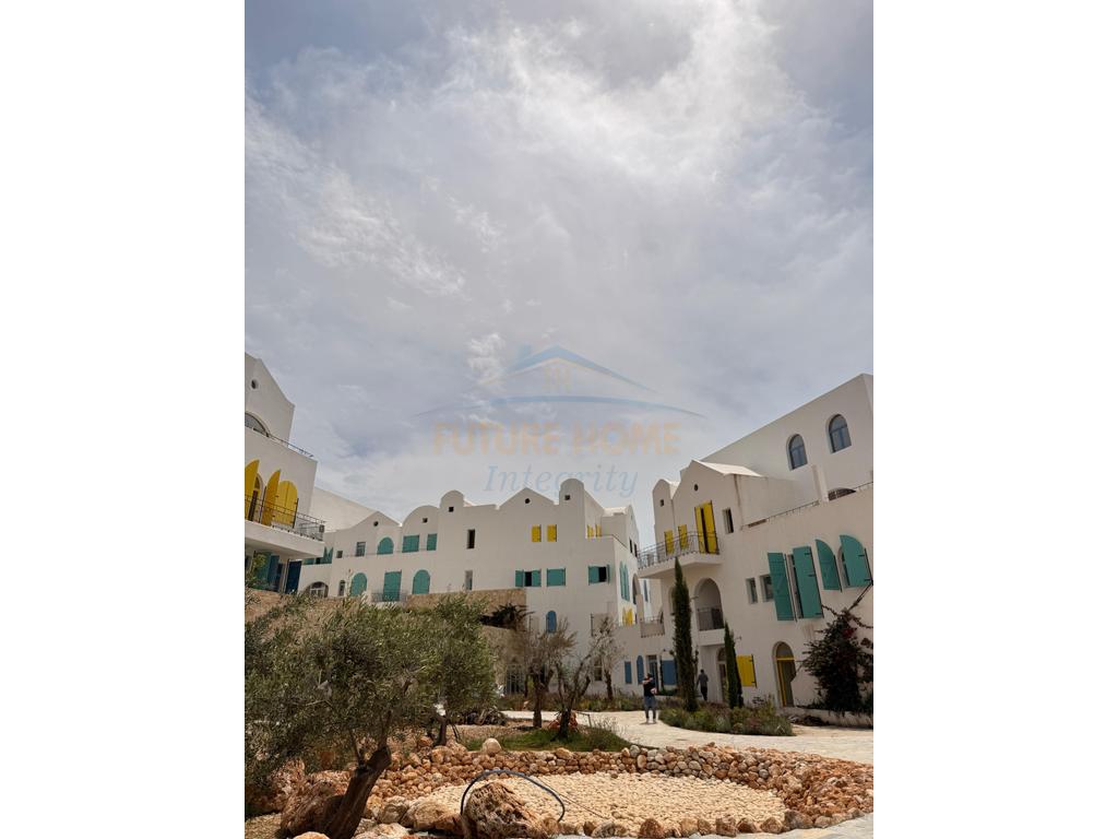 For sale, Apartment 2+1+2+Parking Space, Santorini Complex, Dhërmi.