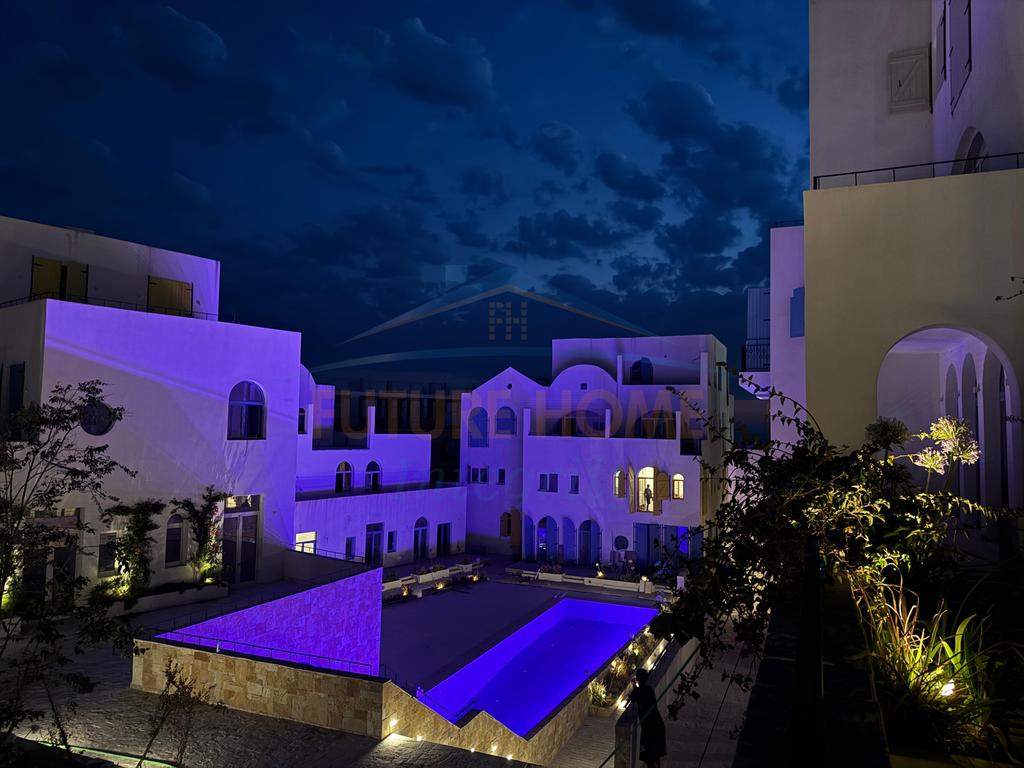 For sale, Apartment 2+1+2+Parking Space, Santorini Complex, Dhërmi.