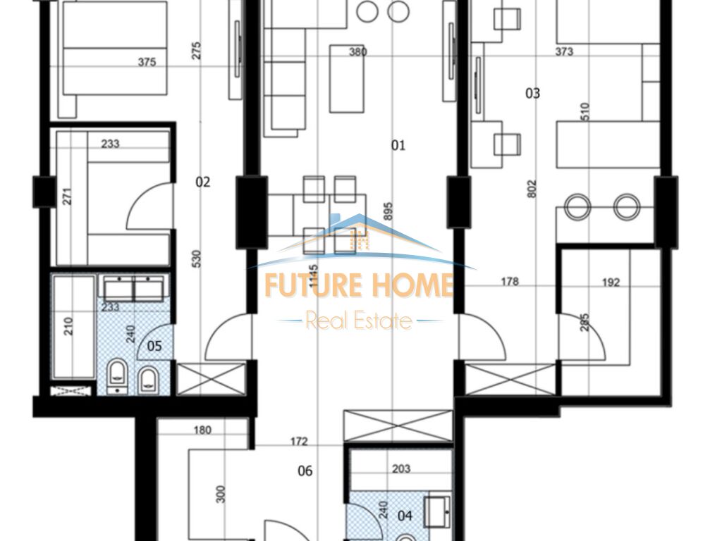 Shitet, Apartament 2+1+2, Rruga e Elbasanit,DownTown 1.