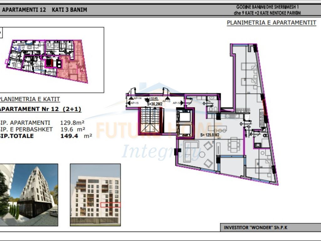 For sale, Apartment 2+1+2, Rruga e Elbasani, Tirana.