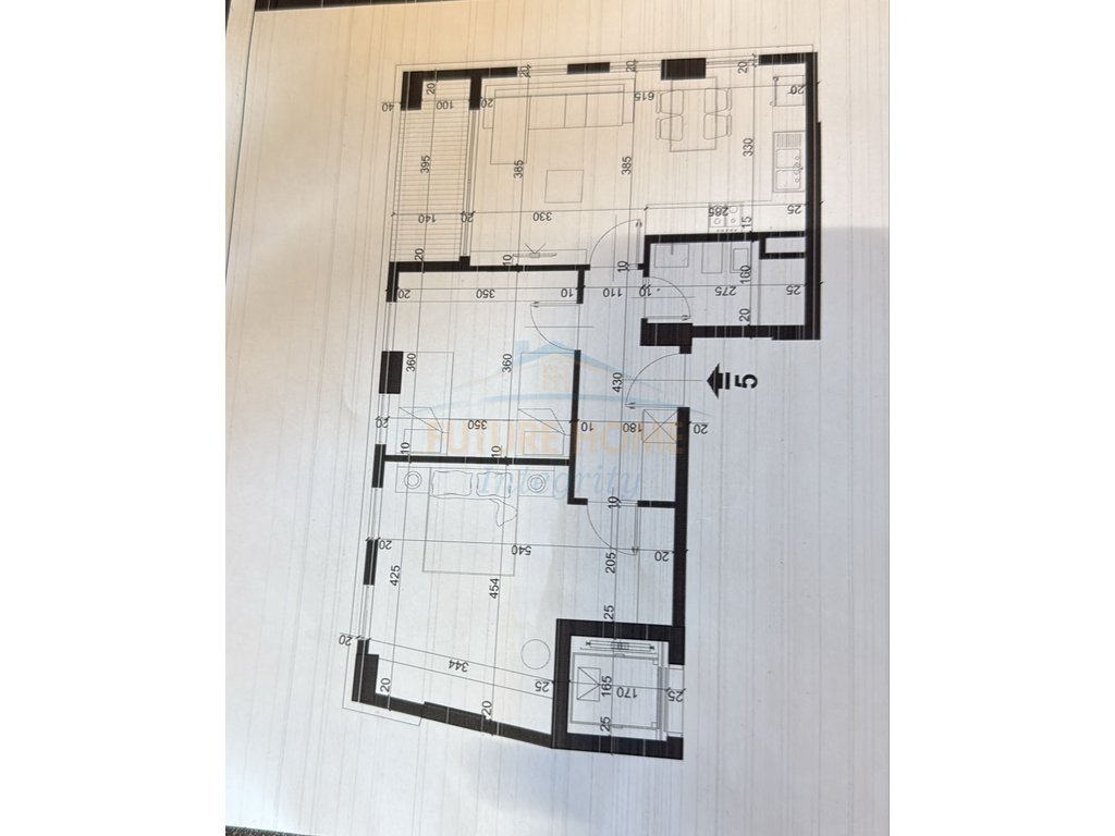 Shitet, Apartament 2+1, City Residence, Tiranë.