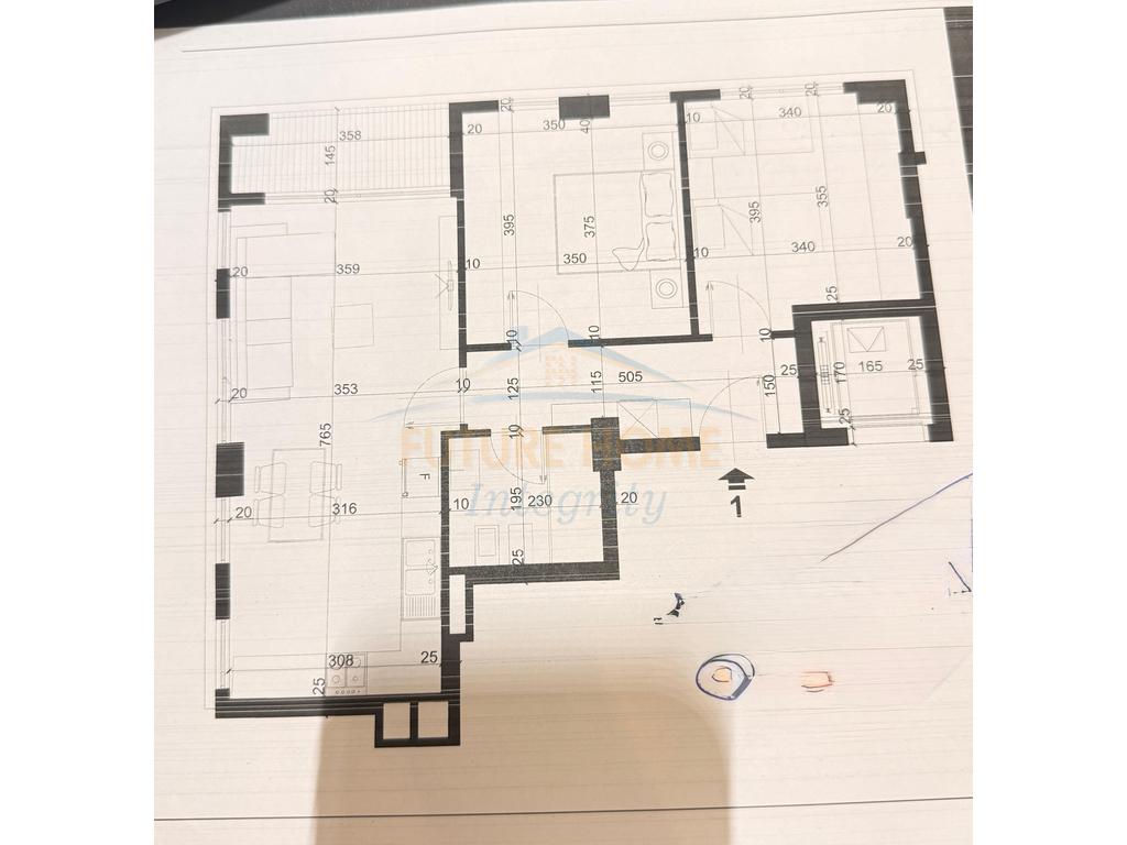 Shitet, Apartament 2+1, City Residence, Tiranë.
