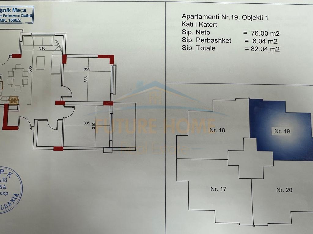 Shitet Apartament 2+1, Gjiri Lalzit, Durres.