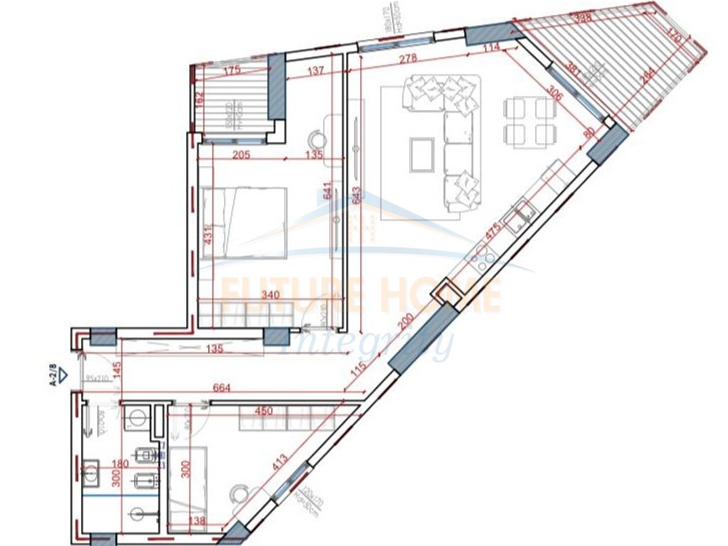 For sale, 2+1 Apartment, House Residence, Tirana.