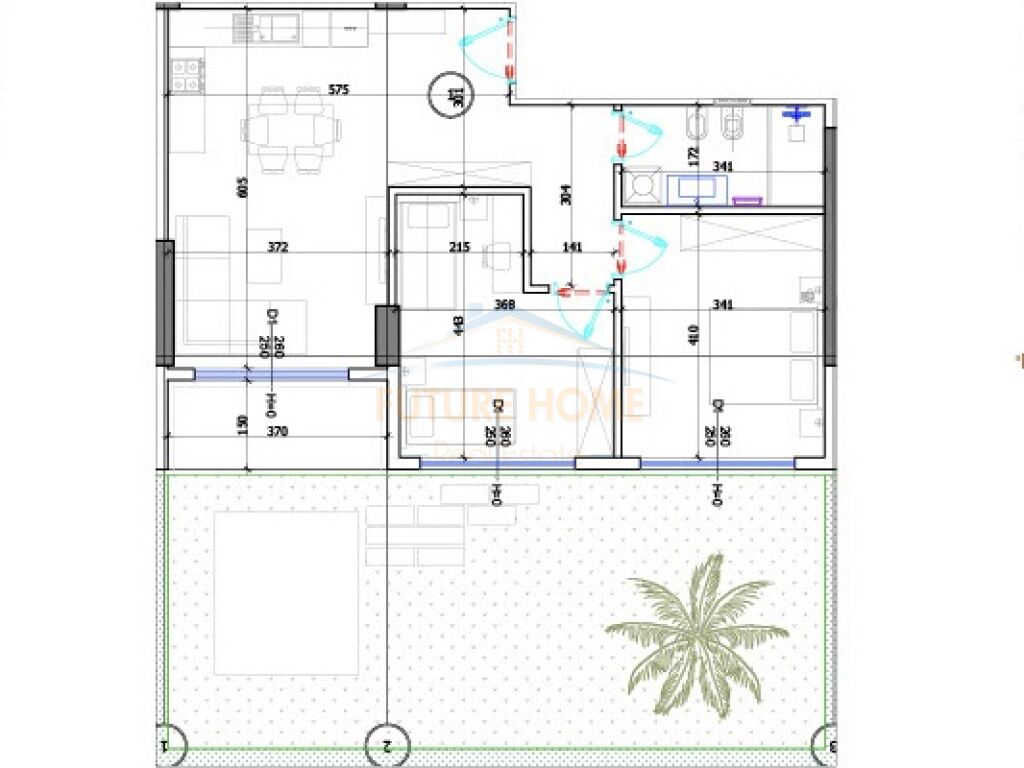 Shitet, Apartament 2+1, Liburna Residence, Qerret